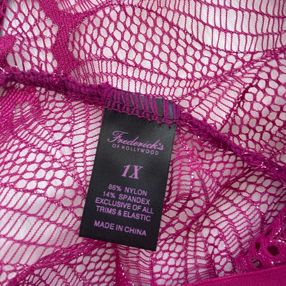 NWT Fredricks of Hollywood Caroline lace boyshort/ cheeky style panty - Picture 6 of 6